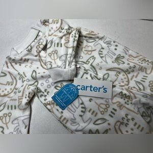 Carter's Dinosaur Long Sleeve Sleeper Footed Onesie Sleep & Play Pajamas Baby 3m